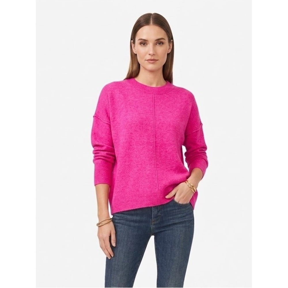 Vince Camuto Pink Crewneck Sweater Womens Large Long Sleeve Dolman Pullover NWT